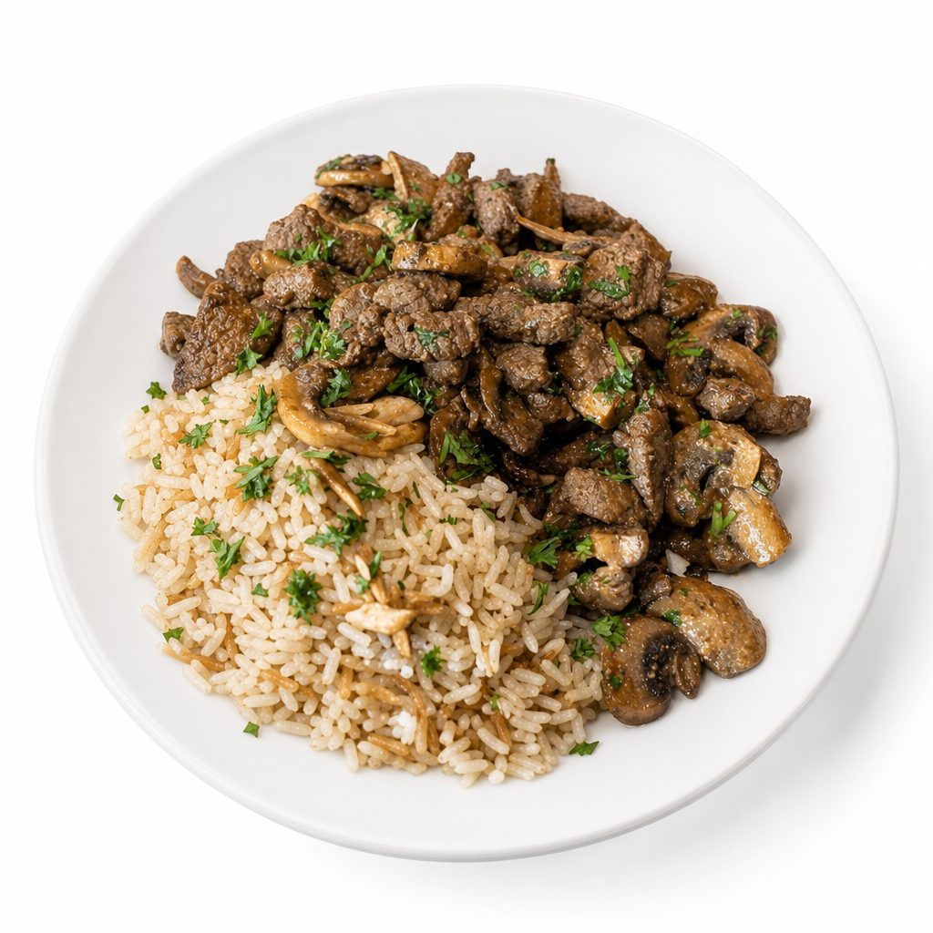 Meat & Mushroom App.