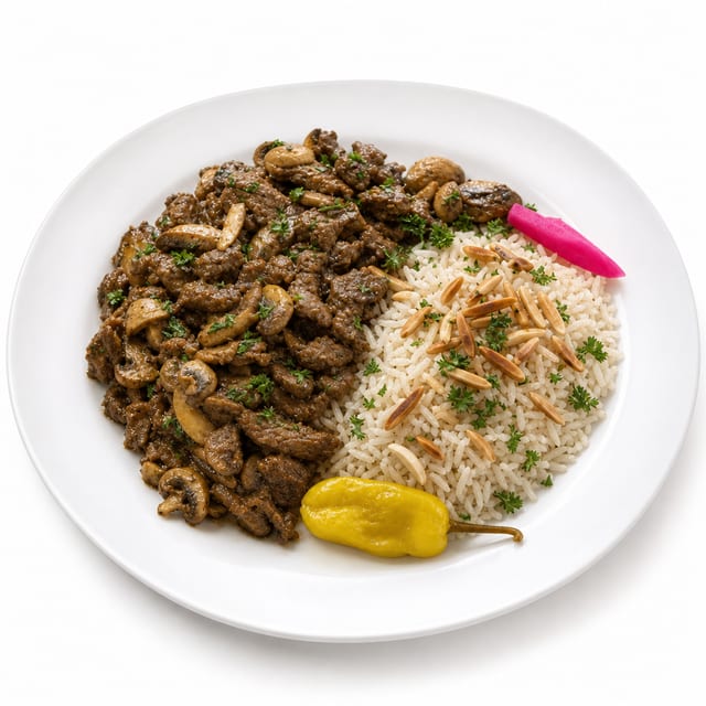 Meat & Mushroom.