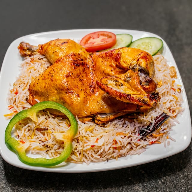 Half Chicken Mandi.