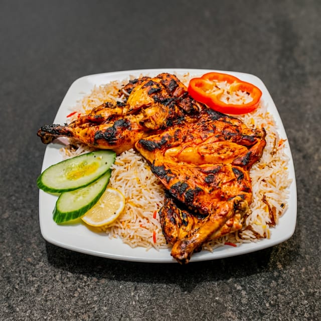 Half Grilled Chicken.